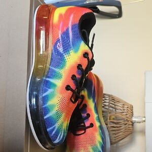 Cape Robbin Vibrant Tie-Dye Kids Sneakers